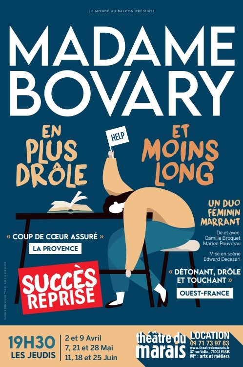 Madame Bovary en plus drôle et moins long // Théâtre du Marais (Paris)